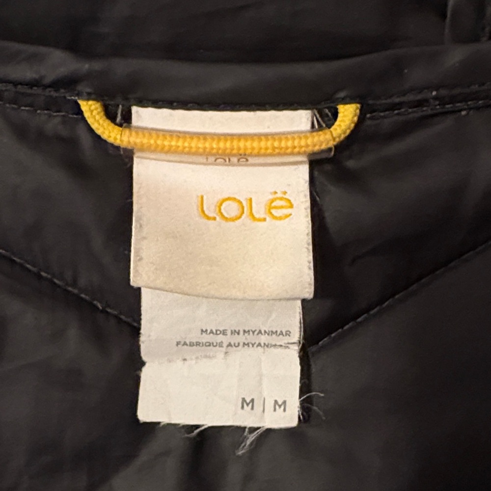Lole Gradient Pink to Black Puffer Jacket - Picture 2 of 7